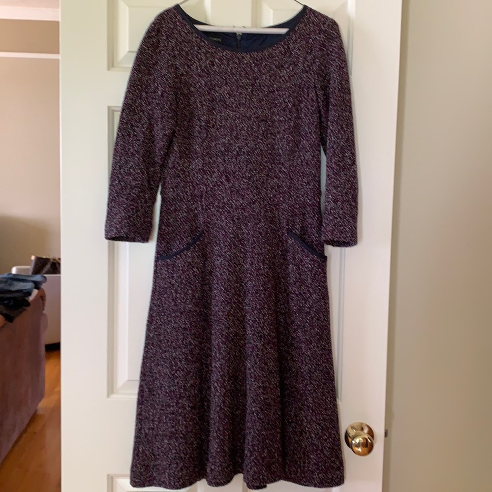 Talbots flare skirt dress